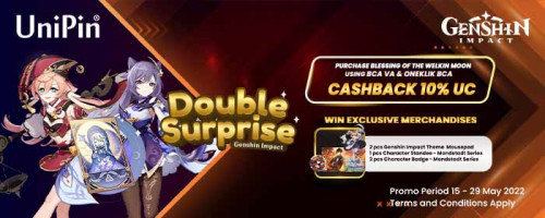 PROMO MEI - Double Surprise Genshin Impact